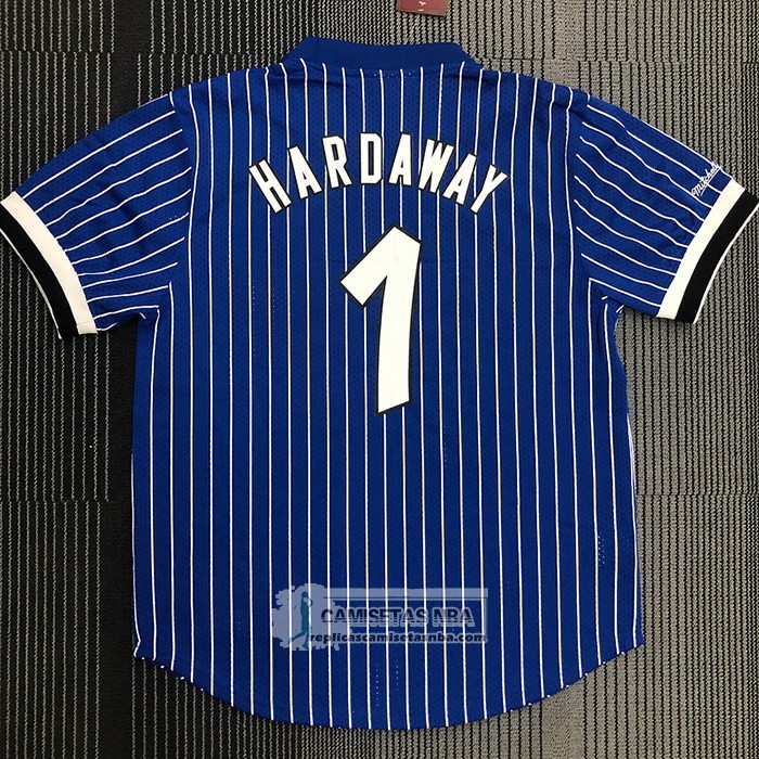 Camiseta Manga Corta Orlando Magic Penny Hardaway NO 1 Azul